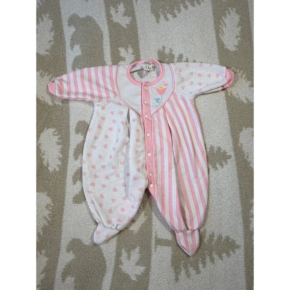 Vintage Baby Dior Sleeper Outfit Size Small